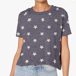 NWT Alternative Women's Cropped T shirt, Headliner Vintage Cropped Tee